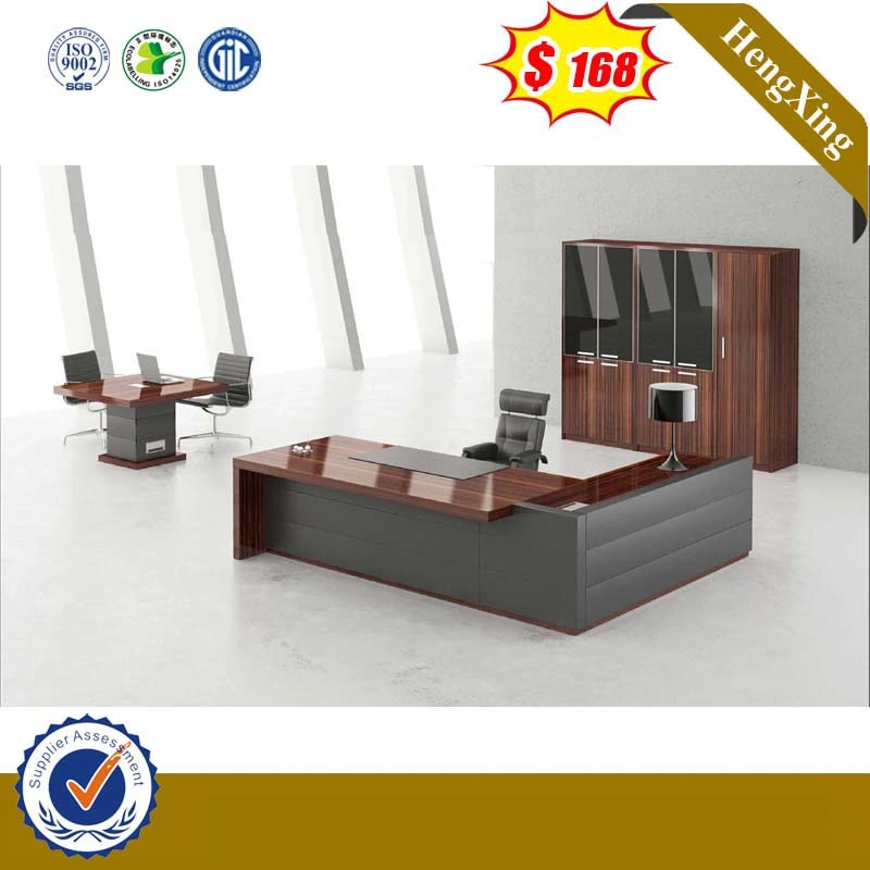 High Glossy Solid Wood Veneer Hotel Hospital Office Executive Table