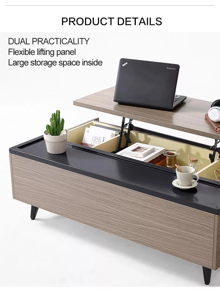 Hot Sale Wooden Office Furniture Veneer/Paper Coffee Table