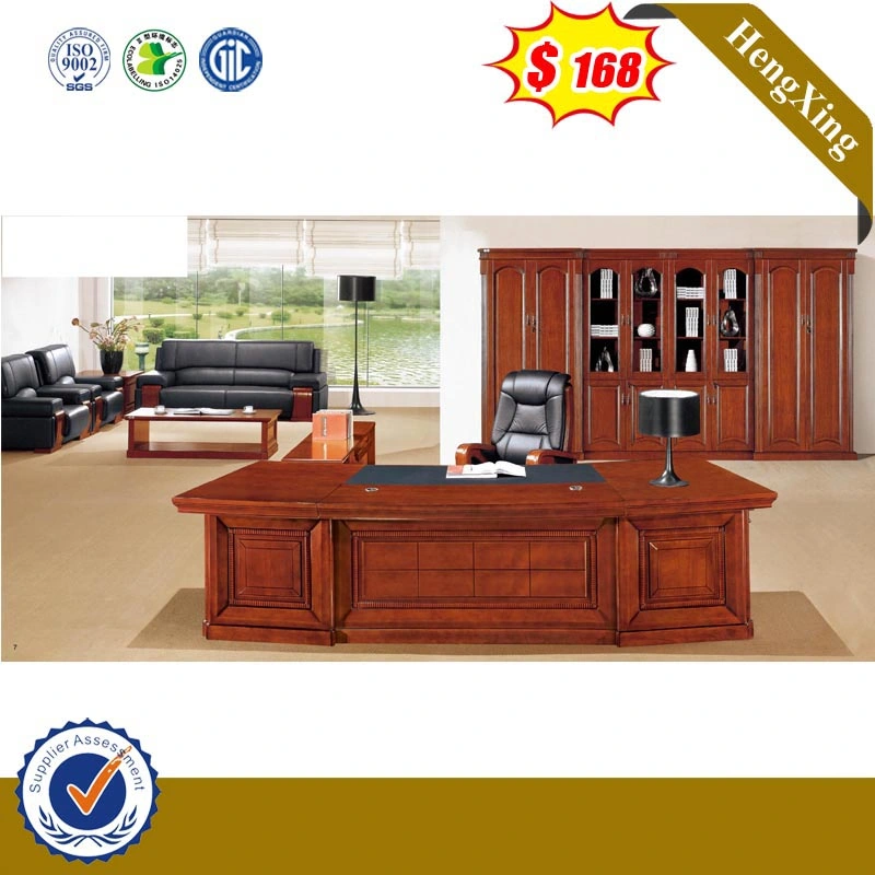 High Glossy Solid Wood Veneer Hotel Hospital Office Executive Table