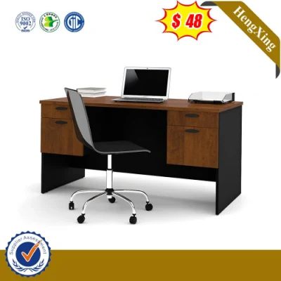 Mobilier de bureau commercial Table d'ordinateur à panneau de bois à usage général (HX